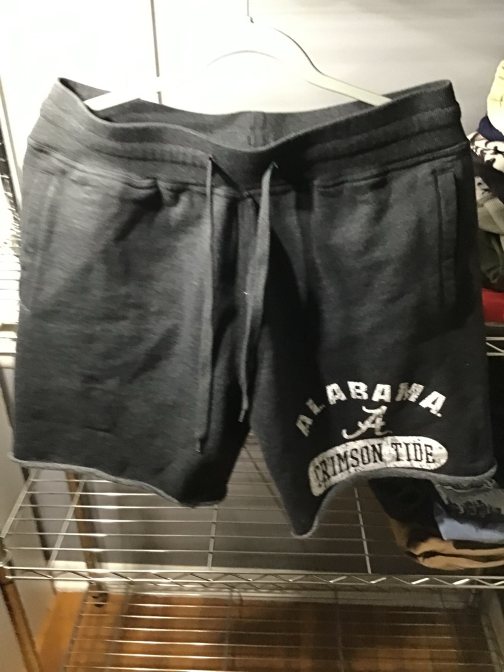 Men's Black Alabama Crimson Tide Athletic Shorts